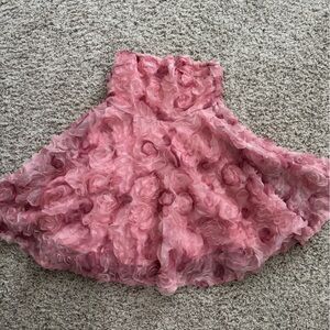 SHEIN Pink Mini Dress with Ruffled Details